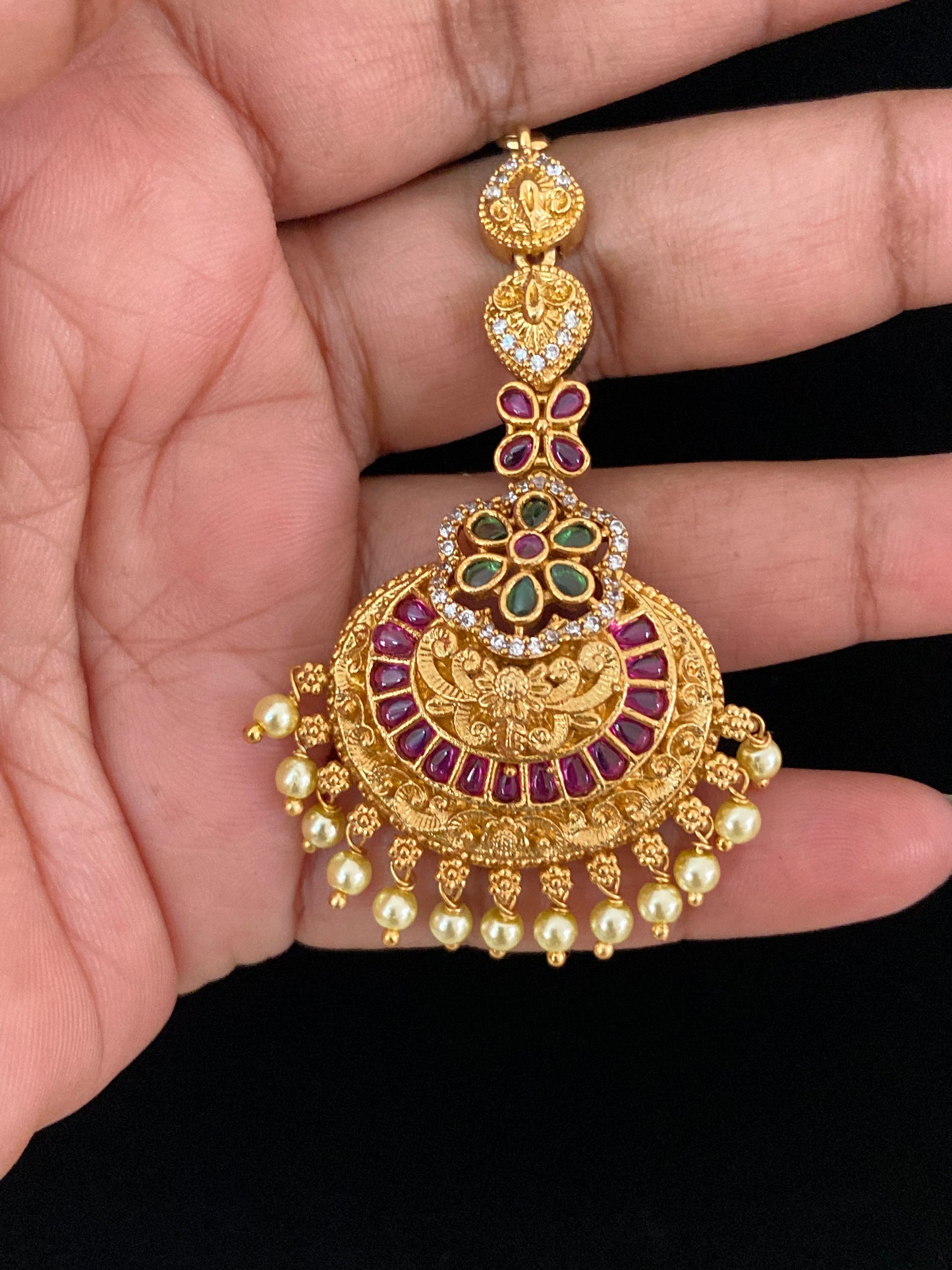 Antique Traditional Maang Tikka | Indian Jewelry