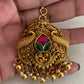 Antique Peacock  Maang Tikka | Traditional Temple Maang Tikka