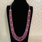 Pink beads Long  Necklace | Indian jewellery in USA