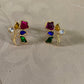 Jadau Kundan Studs  | Indian Earrings
