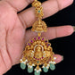 Antique Peacock  Maang Tikka | Traditional Temple Maang Tikka