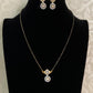 AD Pendant Mangalsutra | Black Beads Necklace