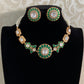 Kundan Choker With Studs | Indian Necklace