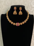 Gold Bold Beads Mala Necklace | Latest Indian jewellery