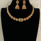 Gold Bold Beads Mala Necklace | Latest Indian jewellery