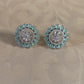 AD Mint Green Studs | Beautiful Earrings