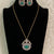 Victorian Pendant Neck Chain With Earring | Latest Necklace