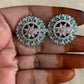 AD Mint Green Studs | Beautiful Earrings