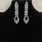 Contemporary AD Earrings |   AD Emerald Earrings