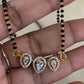 AD Traditional Mangalasutra |  Black Beads Necklace