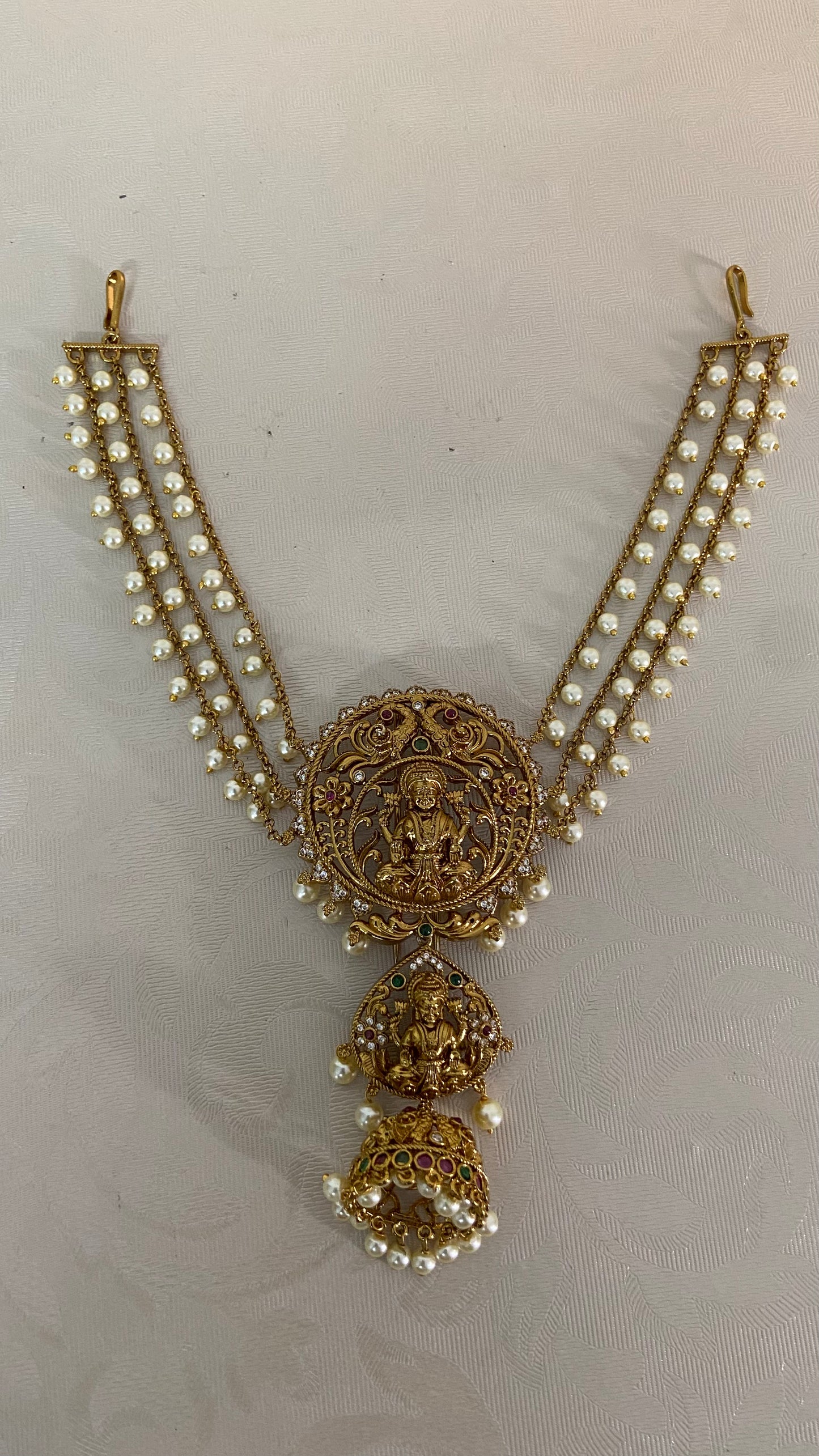 Antique Pearl Hair Accessories | Traditional Indian Jewelry