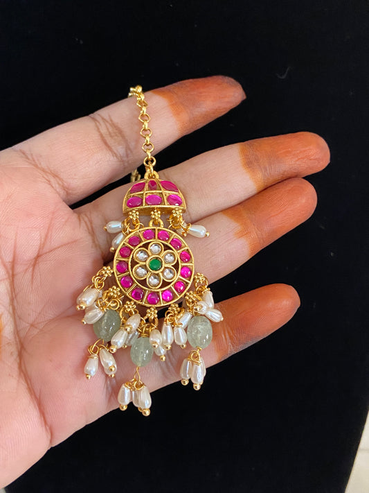 Jadau Kundan Maang Tikka | Traditional Maang Tikka | Gift Idea