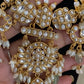 Kundan Guttapusalu Necklace With Earrings | Indian traditional jewellery