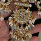 Kundan Guttapusalu Necklace With Earrings | Indian traditional jewellery