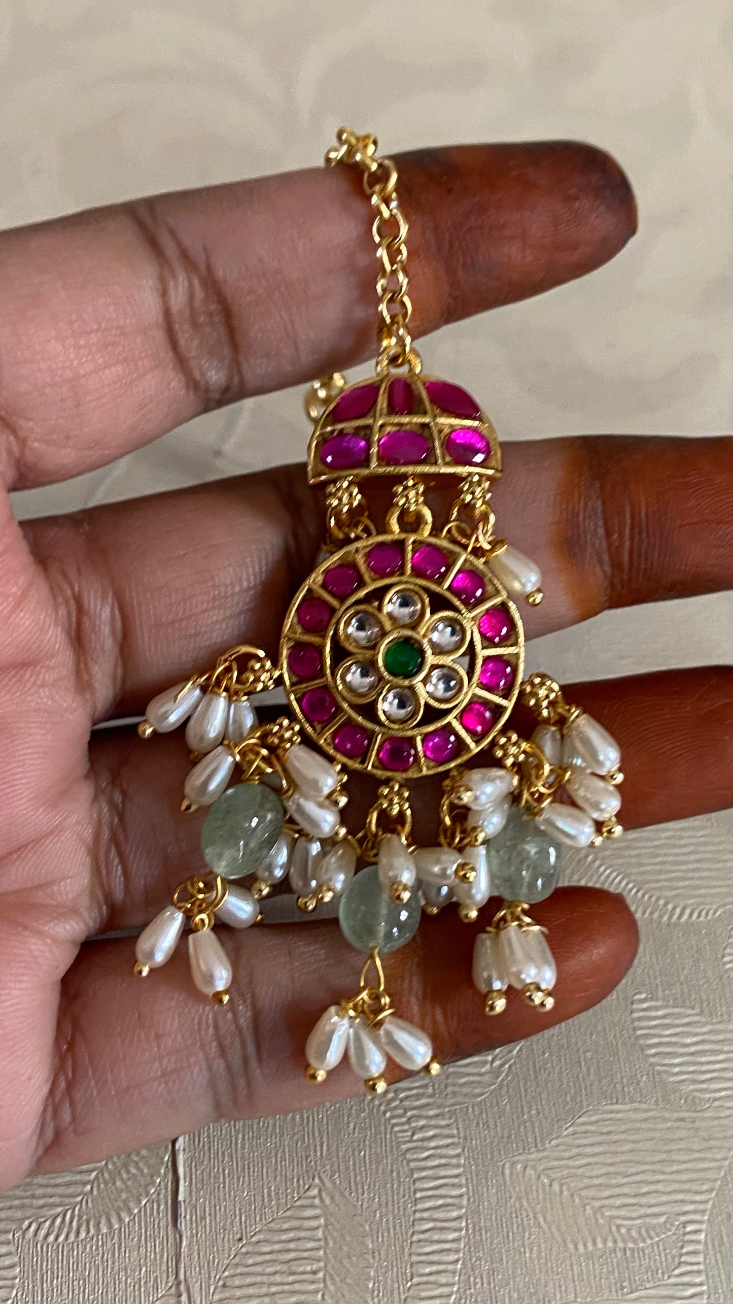 Jadau Kundan Maang Tikka | Traditional Maang Tikka | Gift Idea