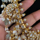 Kundan Guttapusalu Necklace With Earrings | Indian traditional jewellery
