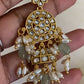 Kundan Guttapusalu Necklace With Earrings | Indian traditional jewellery