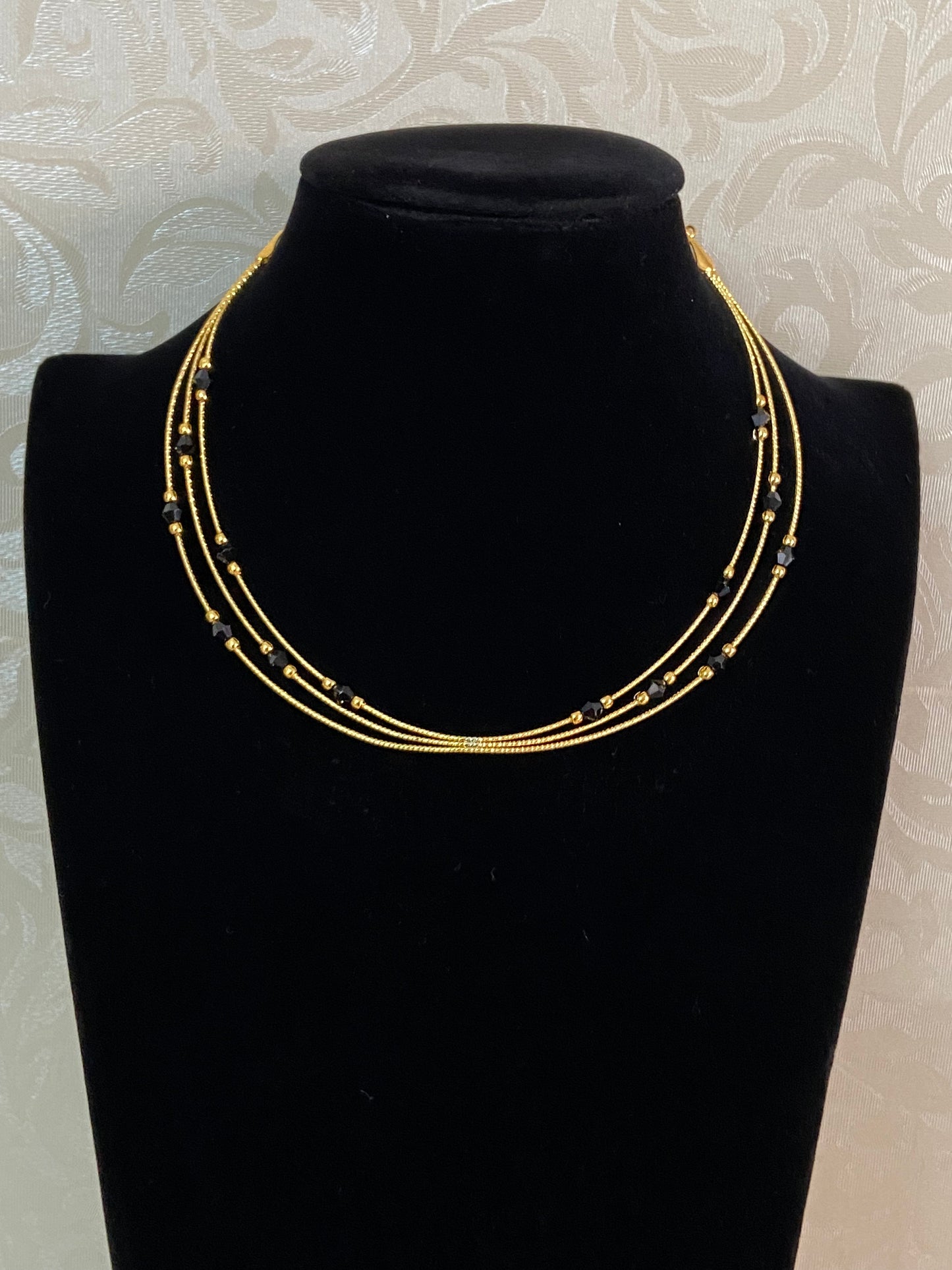 Antique Black Beads Hasli | Latest Indian Jewelry