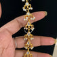 Kundan Pearl Pendant Chain With Earrings | Simple Necklace