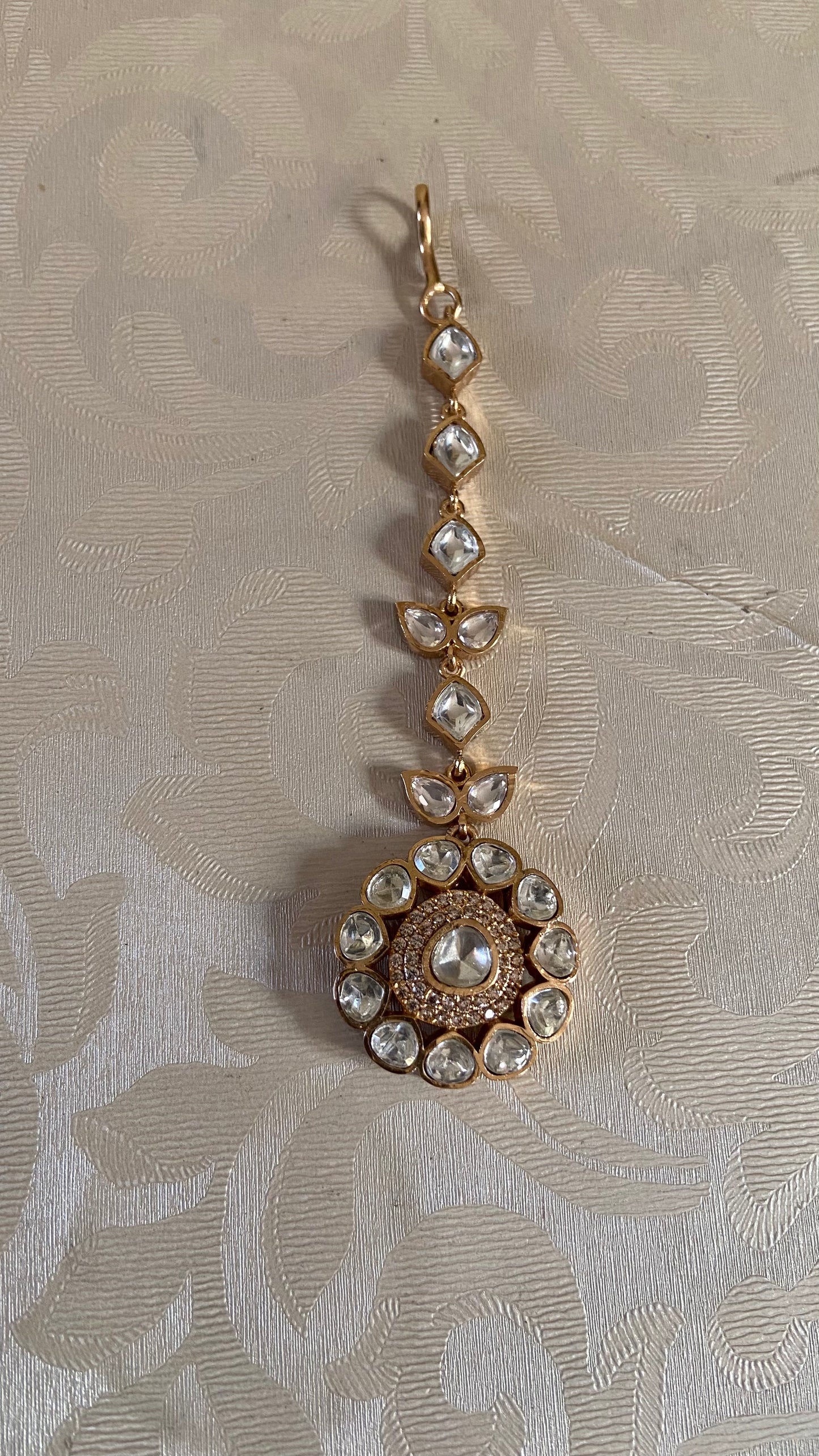 Moissanite Maang Tikka | Bridal jewelry