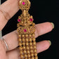 Antique Nakshi Gold Ball Necklace | Traditional Temple Lakshmi Necklace