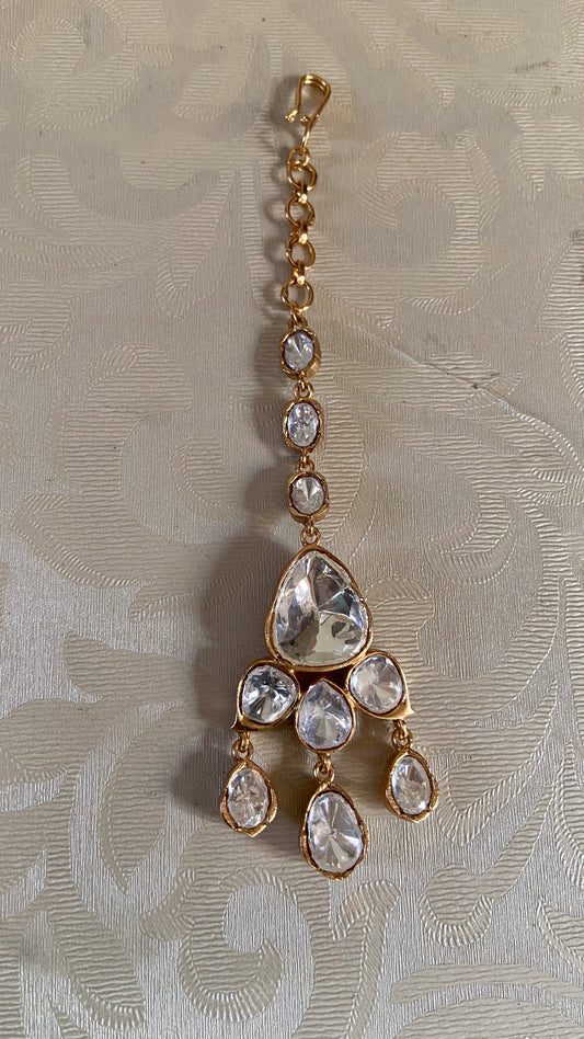 Moissanite Maang Tikka | Indian jewelry in USA