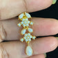 Moti Floral Necklace With Earrings | Indian Jewelry In USA