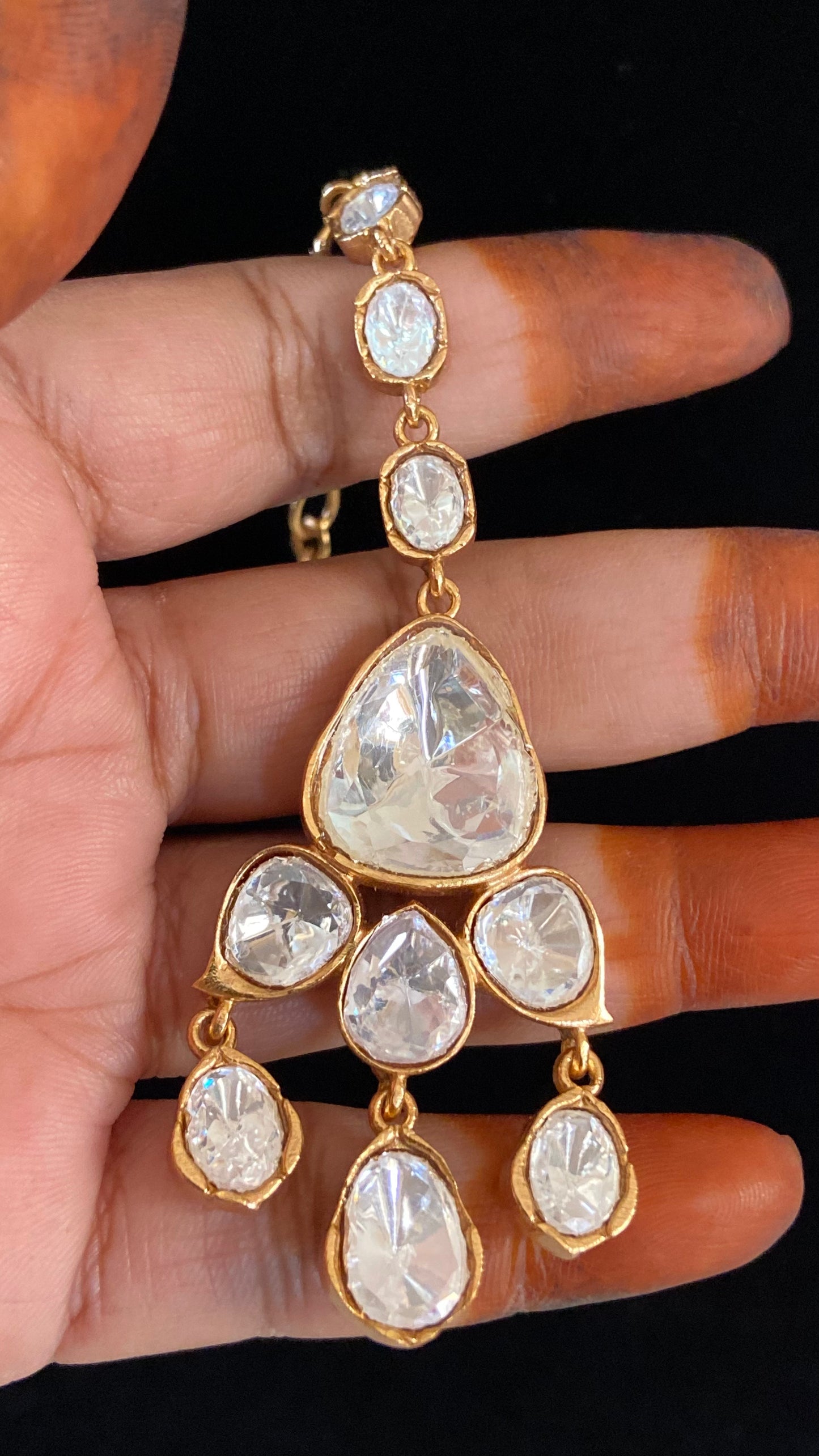 Moissanite Maang Tikka | Indian jewelry in USA