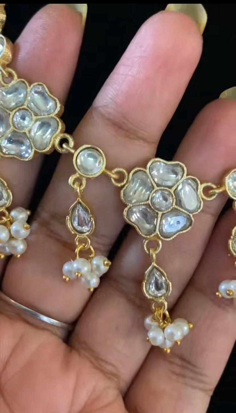 Premium Kundan Choker With Studs | Indian Necklace