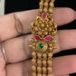 Antique Nakshi Small Balls Necklace With Studs | Indian Antique Gundla Haram