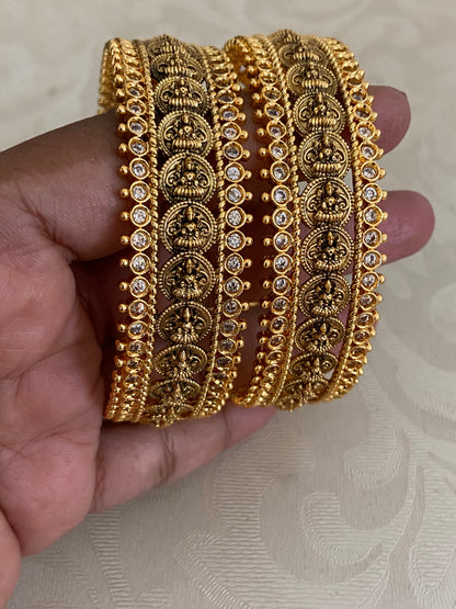 Antique Lakshmi Kasulu Bangles | Indian Traditional Jewelry In USA