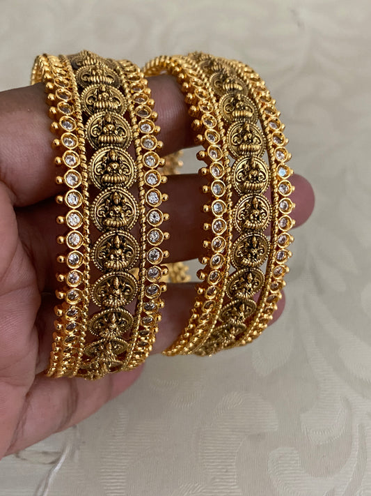 Antique Lakshmi Kasulu Bangles | Indian Traditional Jewelry In USA