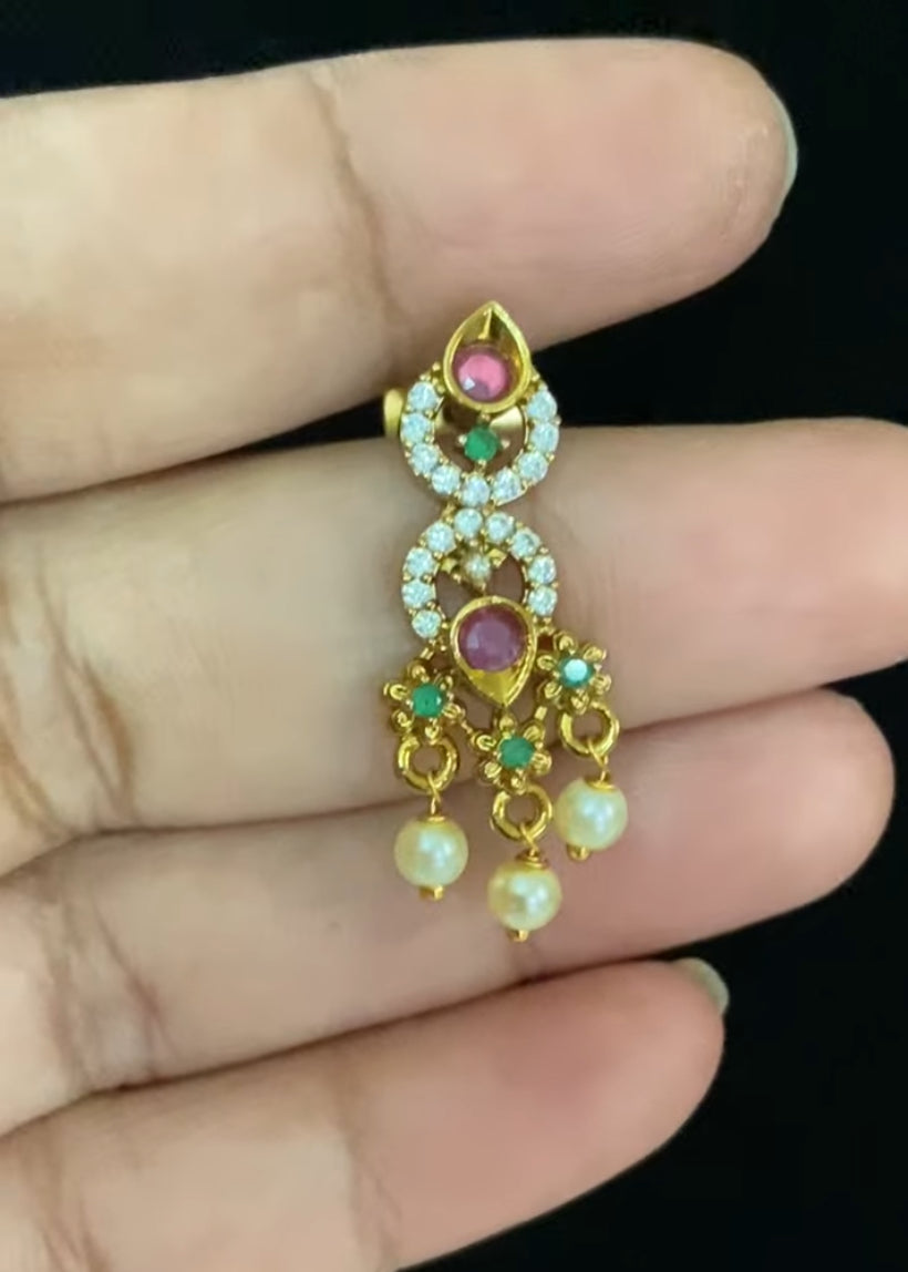 CZ Antique Necklace | Indian Haram In USA