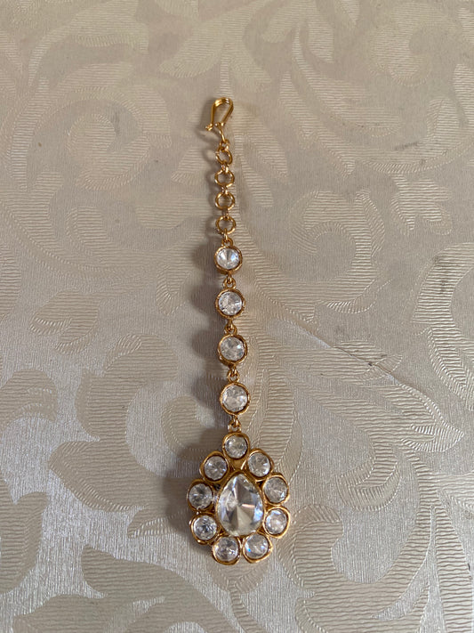 Moissanite Maang Tikka | Indian jewelry in USA