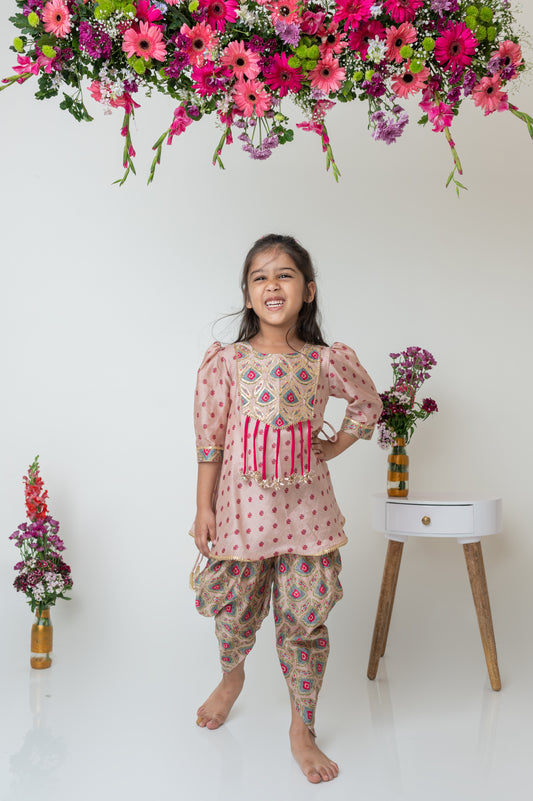 Girls  Kurti & Dhoti