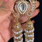 Kundan Pearl Long Jumki Hair Accessories | Hair Choti | Traditional Indian Jewelry