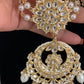 Kundan Pearl Hair Accessories | Traditional Indian Jewelry