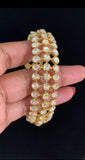 Premium Moissanite Polki Bridal Bangles |  Openable Indian Bangles