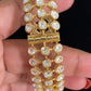 Premium Moissanite Polki Bridal Bangles |  Openable Indian Bangles