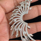 AD Rhodium Big Earrings |  Latest Indian Jewelry
