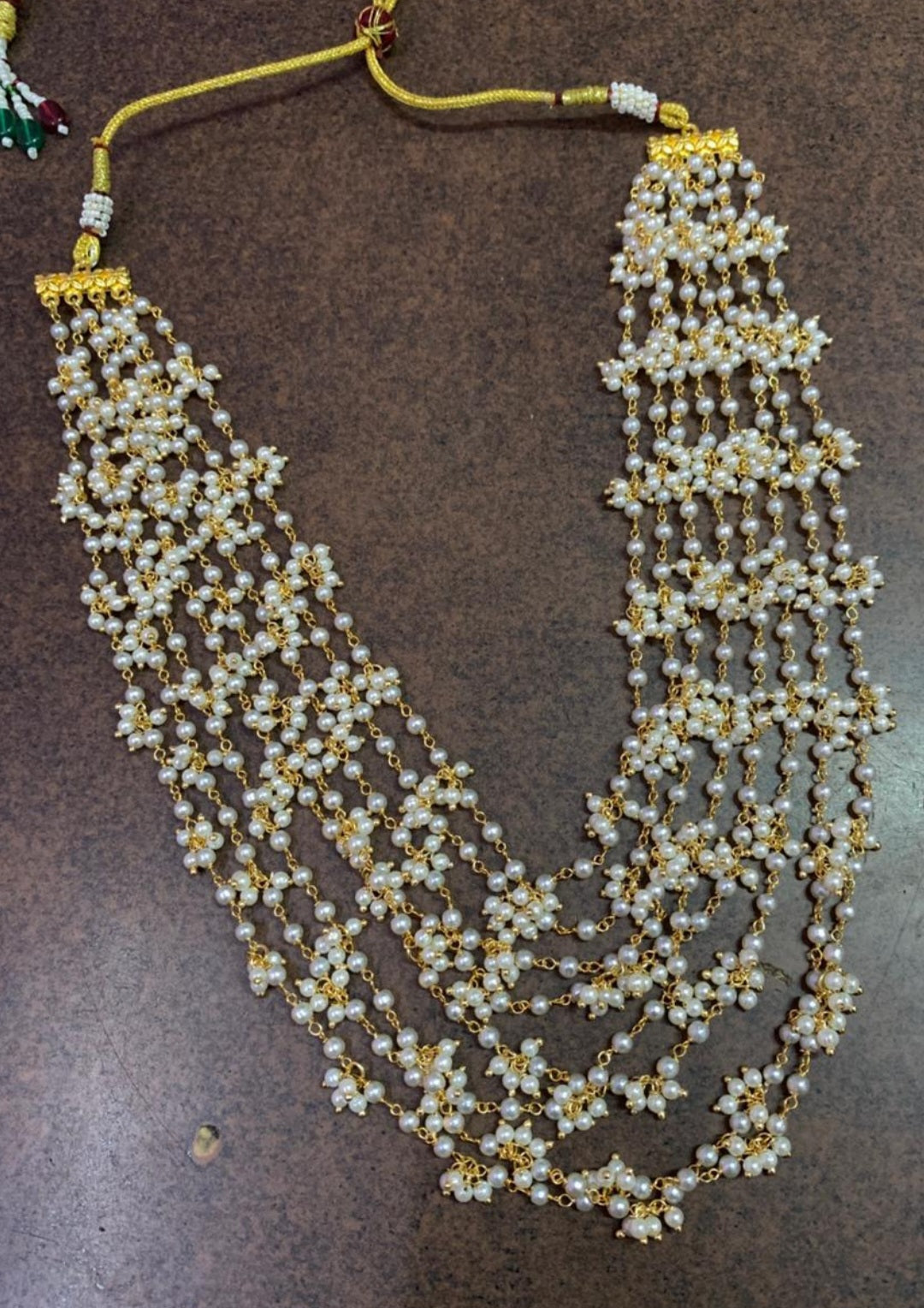 Multi layer Pearl Elegance Necklace | Latest Indian Jewelry | Bollywood Jewlery In USA