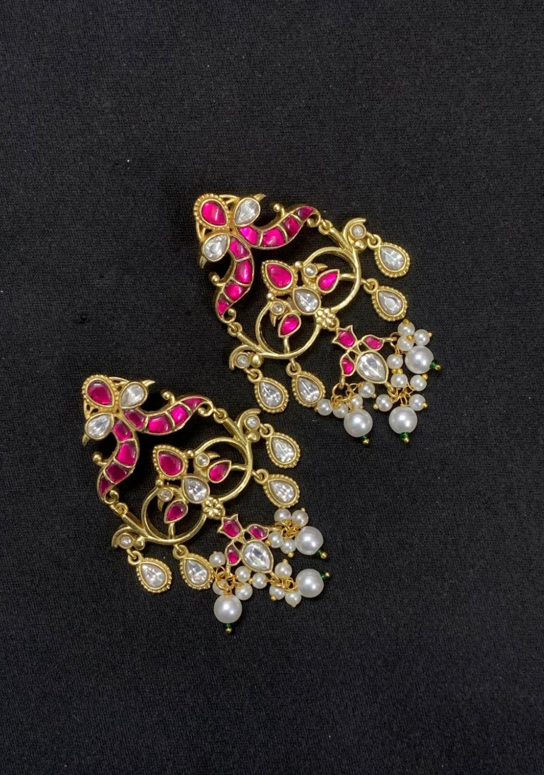 Jadau Kundan Earrings | Indian jewelry