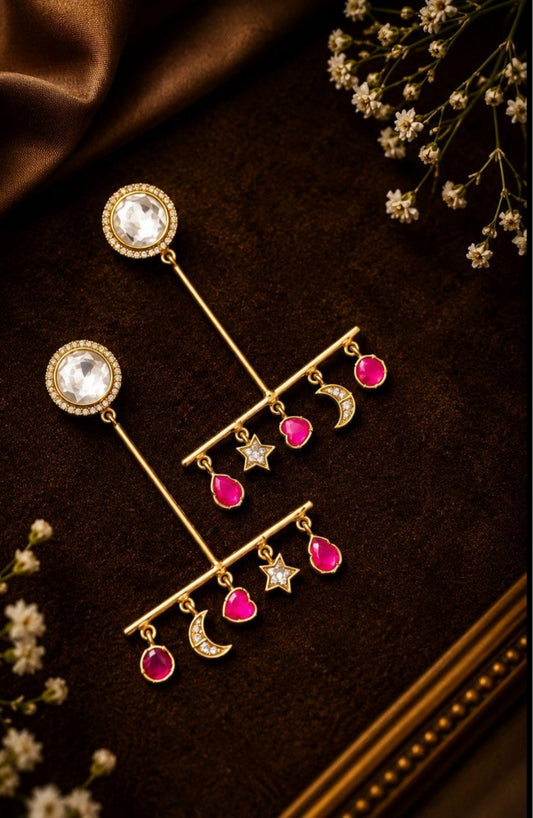 Bollywood Style Earrings | Contemporary Earrings | Latest Indian Jewelry