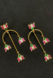 Contemporary jadau kundan Earrings | Latest Indian Jewelry