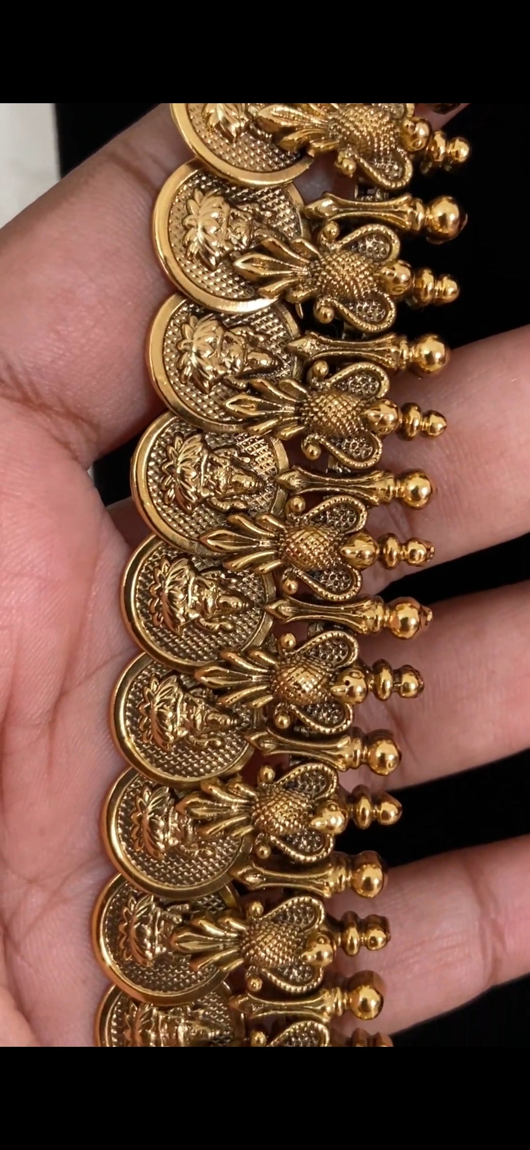 Traditional Kasula Haram With jumkis | Indian jewelry In USA