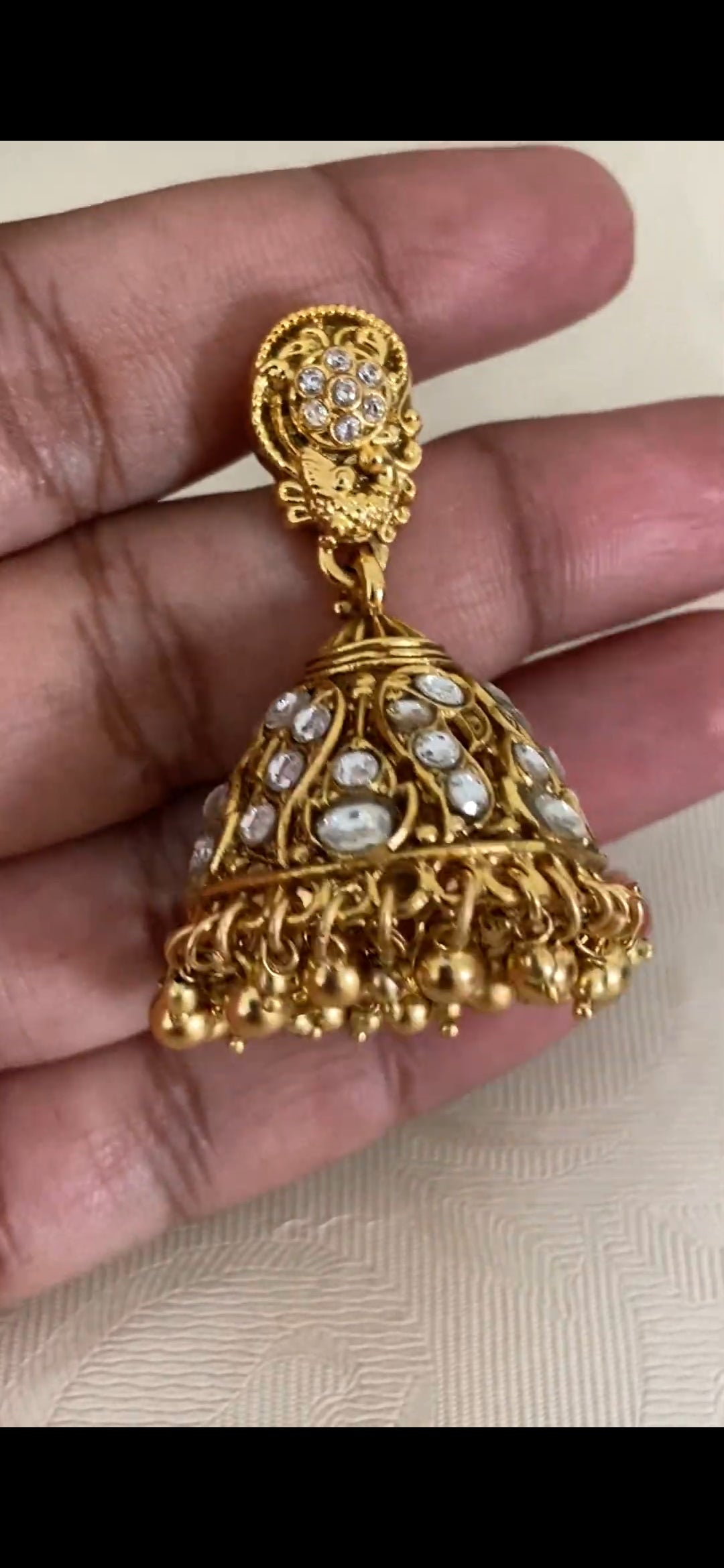 Traditional Kasula Haram With jumkis | Indian jewelry In USA
