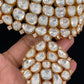 Premium Moissanite Necklace With Studs | Bollywood Jewlery In USA | Indian bridal jewelry