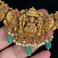 Antique Temple Lakshmi Necklace With Jumkis | Traditional Jewelry In USA
