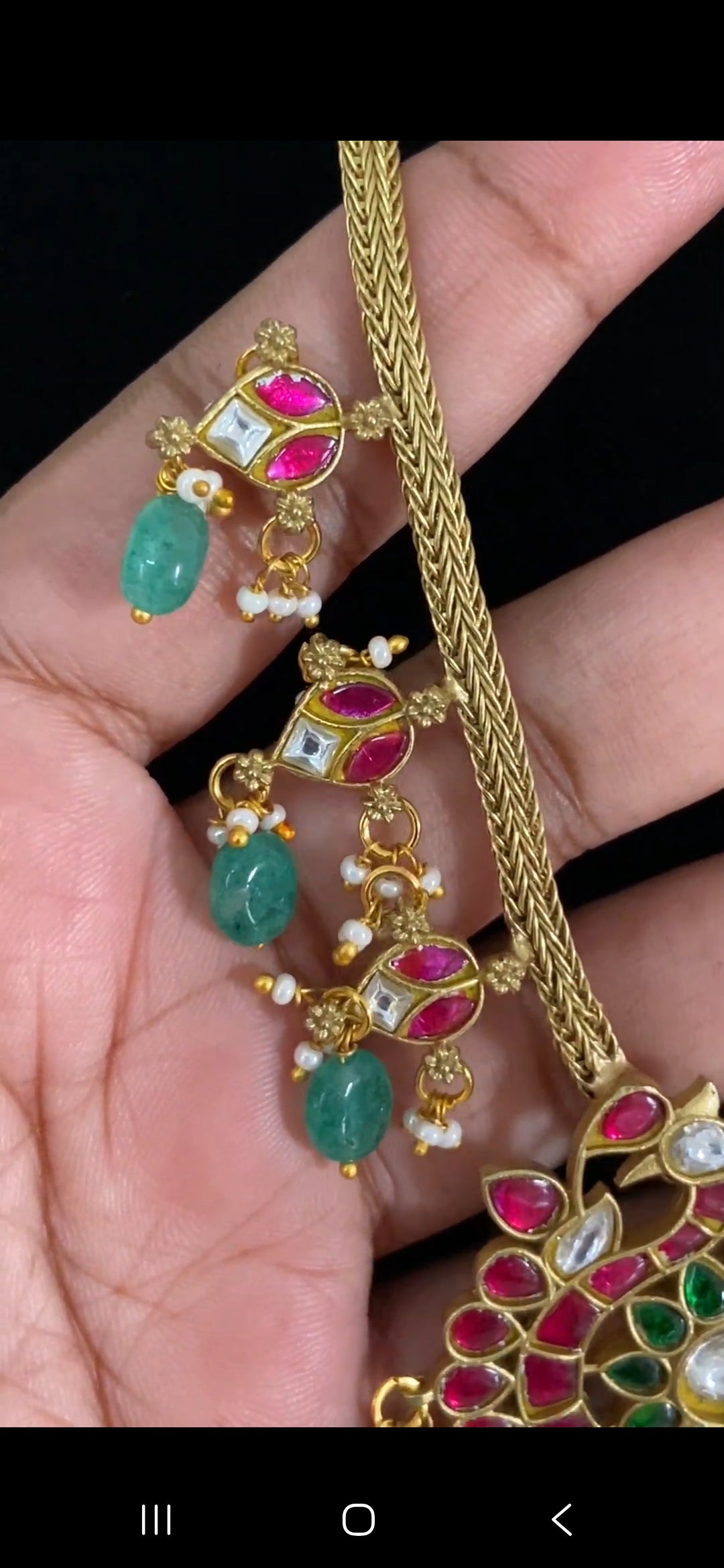 Antique Jadau Kundan Necklace | Indian jewelry In USA