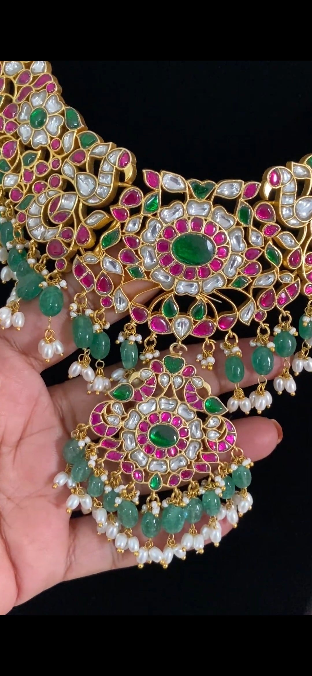 Jadau Kundan Necklace  | Indian Bridal Jewelry